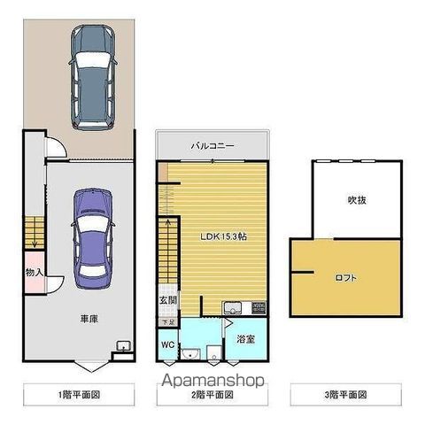 K−GARAGE猪名寺の間取り写真
