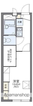 レオパレスエスポワール[1K/22.35m2]の間取図