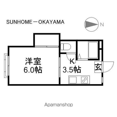 カレッジ浜の間取り写真