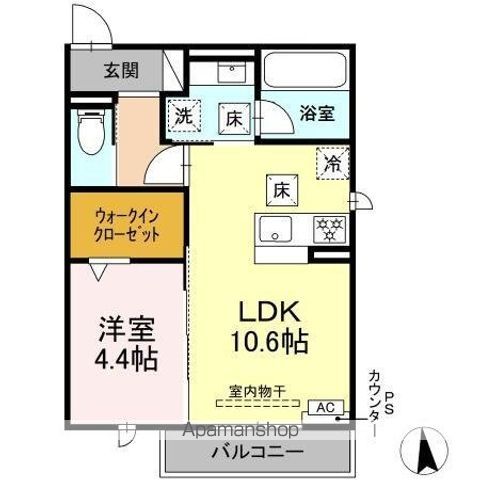 セレスティア鏡島南の間取り写真