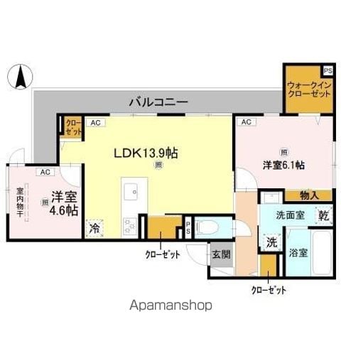 DーROOM IMAGAWA 秋の間取り写真