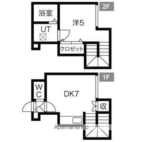 フォンテーヌ新道東の間取り写真
