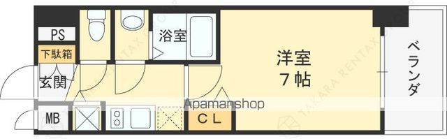 プレサンス水都OKAWAの間取り写真