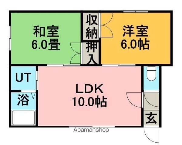 タウンハイツの間取り写真