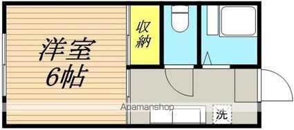 パナハイツ工藤Ⅰ[1K/20m2]の間取図