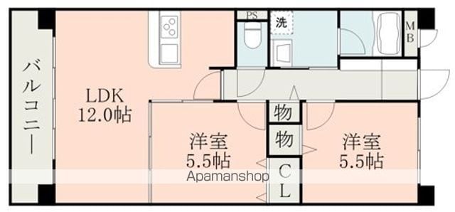 アークアベニュー御領の間取り写真