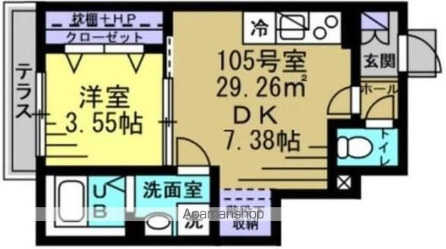AJ南柏FIRSTの間取り写真