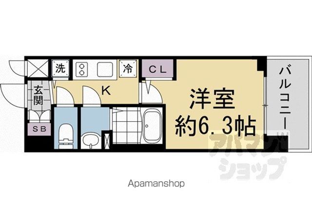 エスリード京都吉祥院ヴィーナの間取り写真