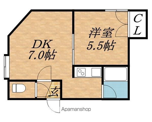 エクセレント新川の間取り写真