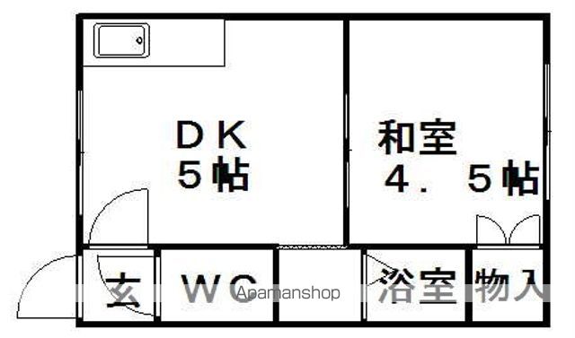 白石ハイツの間取り写真