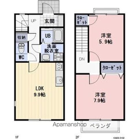 GRAND CIEL A棟の間取り写真