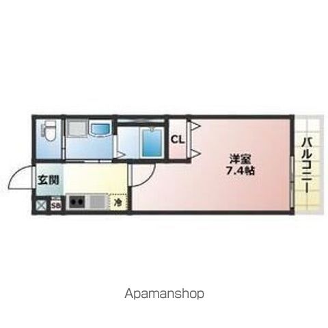 ALEGRIA宮之阪の間取り写真