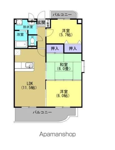 CIRUELA須屋の間取り写真