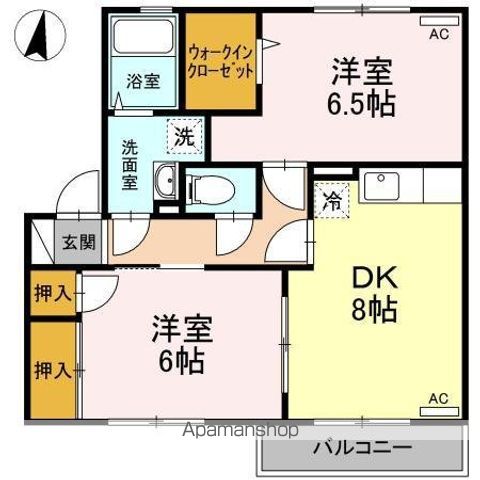プラシード A棟の間取り写真
