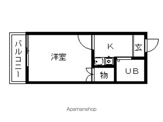 ハイツ鍵屋西町 西棟の間取り写真