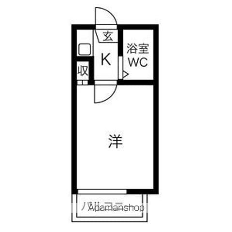 レオパレス21中村日赤第2の間取り写真