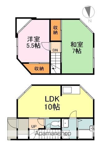 コーポサンライズの間取り写真