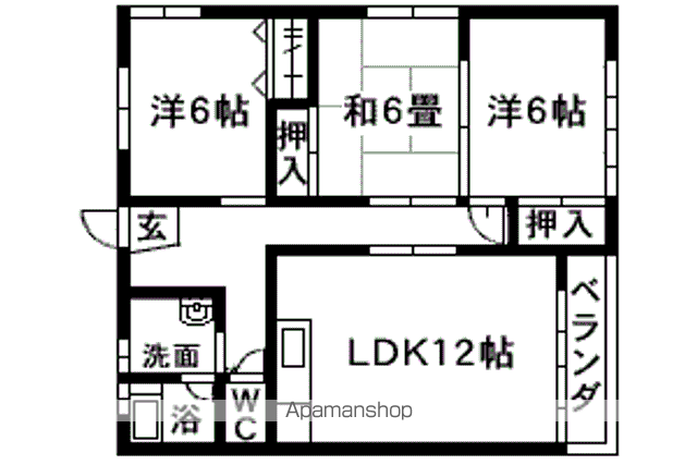 間取り：204010616374