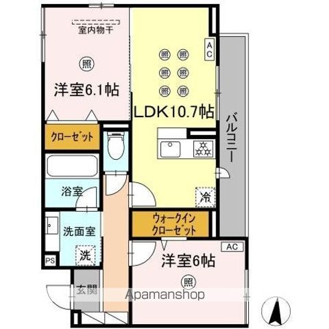 M&S RESIDENCE RIVERSIDEの間取り写真