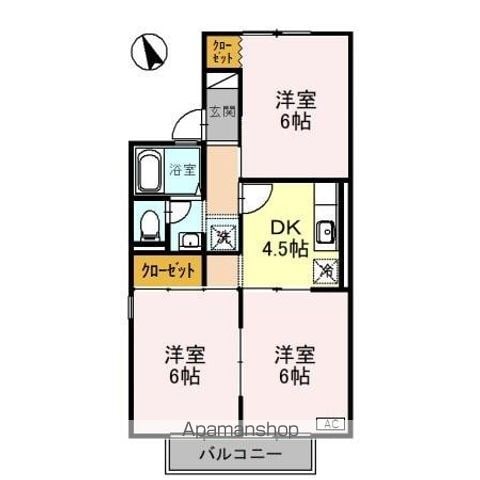 セジュール城東 A棟の間取り写真