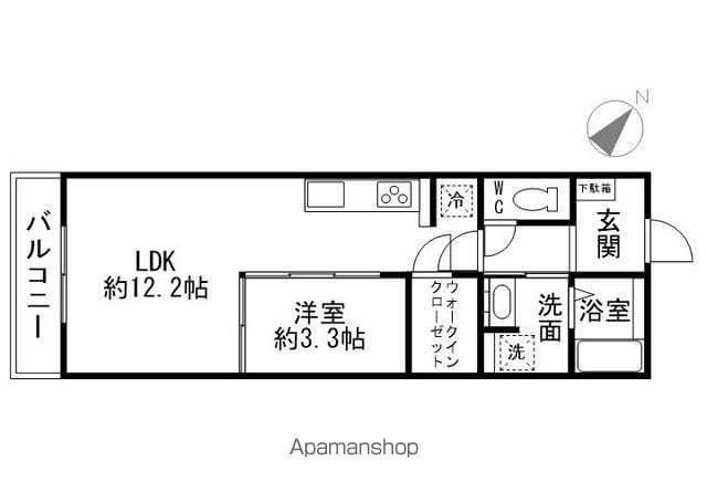 MOCXION成田町の間取り写真