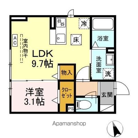 アリュールの間取り写真