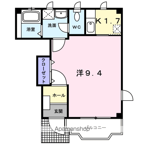 ダイヤモンドアヴェニューＡの間取り