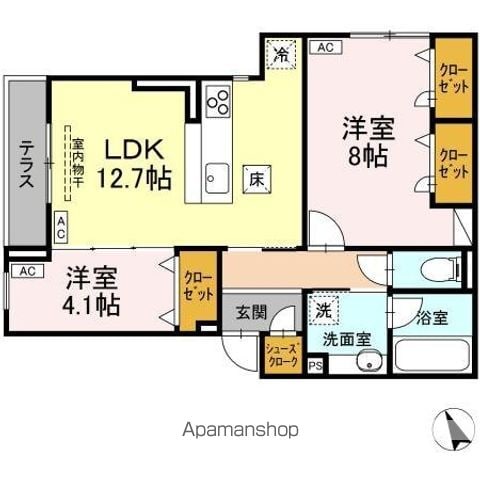 CASA DE MANA 吉祥寺 1の間取り写真