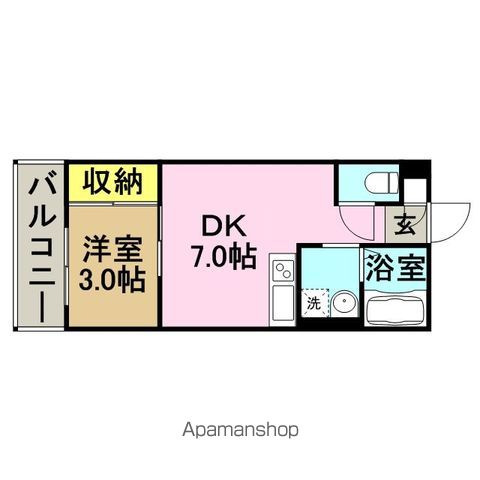 レジデンス諸岡の間取り写真