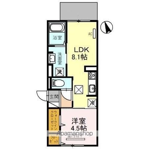 DーROOM松井山手南の間取り写真