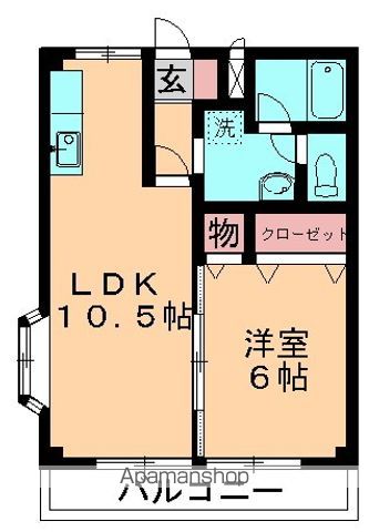 グリーンパークの間取り写真