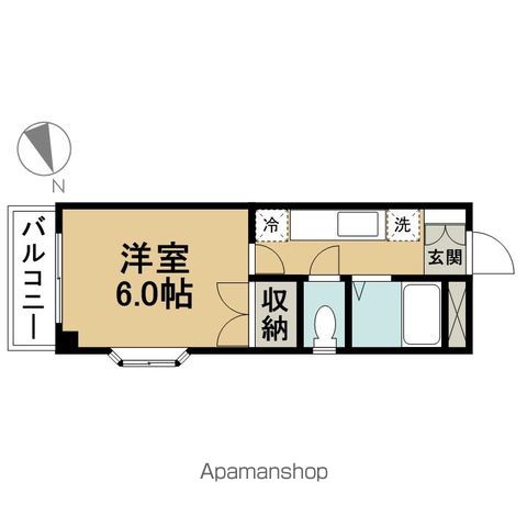 メイプルマンションの間取り写真