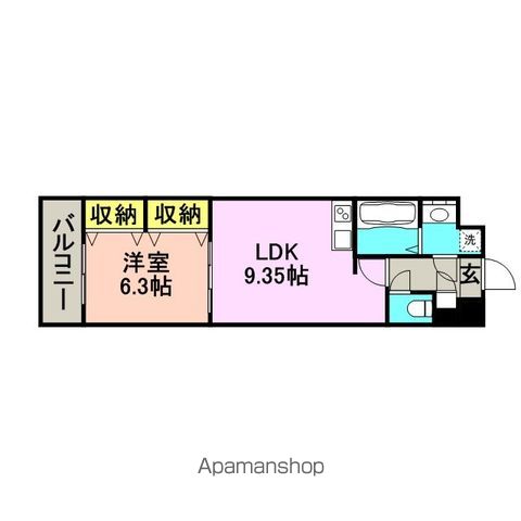 【ムーンリバー久留米東町の間取り】