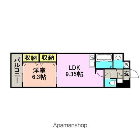 ムーンリバー久留米東町の間取り