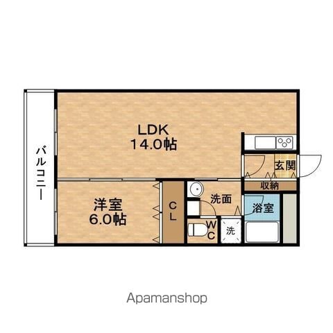 APARTMENTKSFUKUSHIMAの間取り写真