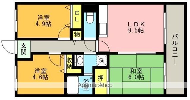 ストークコートの間取り写真