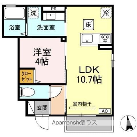 コンパセタの間取り写真
