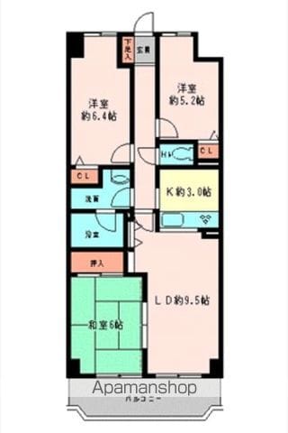 【ドエル瀬田の間取り】