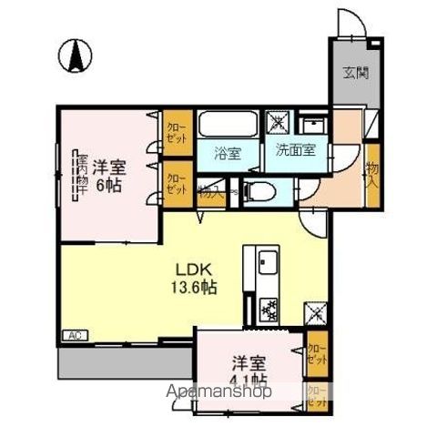 仮称）ＤーＲＯＯＭ平野区喜連３丁目の間取り