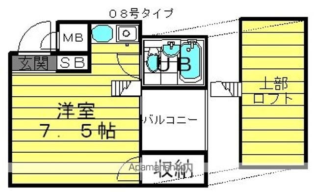 メゾネット北野の間取り写真