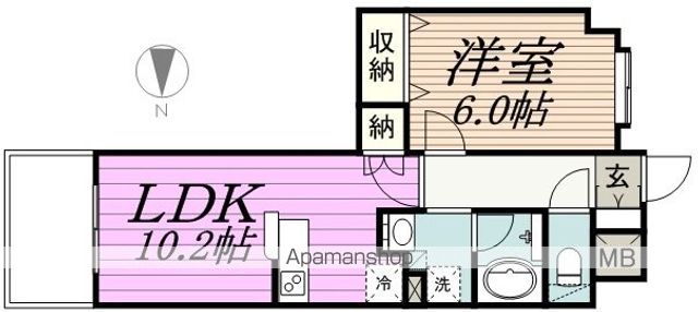 ブリリアンクラス榴岡の間取り写真