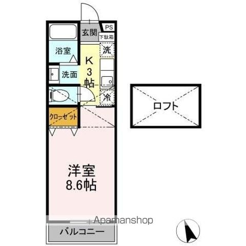 ウイングの間取り写真