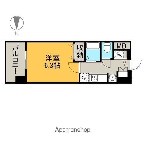 プレサンス名古屋城前ラバンカの間取り写真