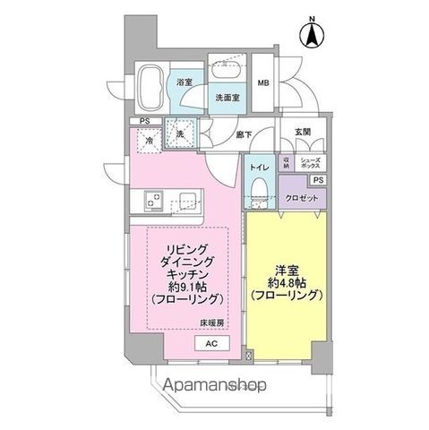 【ダイナシティ高田馬場の間取り】