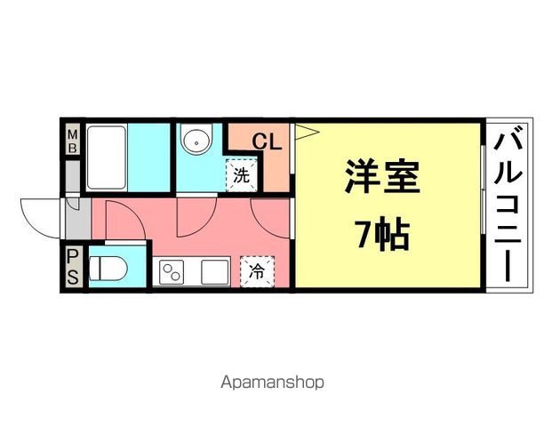 クレール栄翔の間取り写真