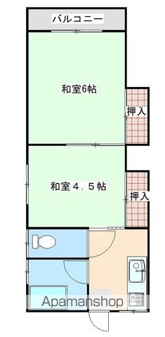 ハイツ勝本の間取り写真