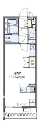 レオネクストメイトユウコウ[1R/27.8m2]の間取図