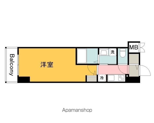 S−RESIDENCE広島駅DILETTOの間取り写真