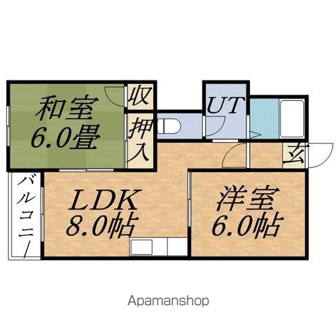 ドミ円山の間取り写真