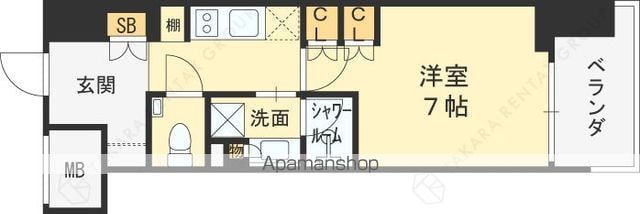 ザ・パークハビオ都島フロントの間取り写真